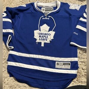 Vintage Toronto Maple Leafs Reebok Jersey Jonathan Bernier Youth S/M